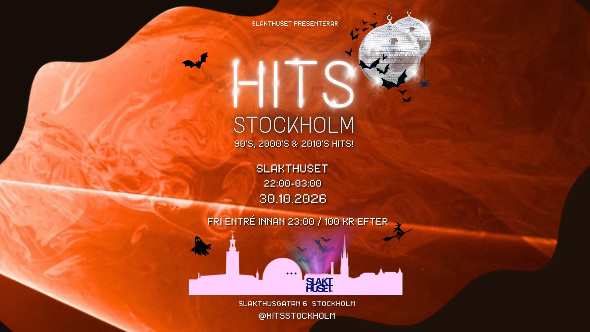 HITS Stockholm 90's, 2000's & 2010's │ Slakthuset